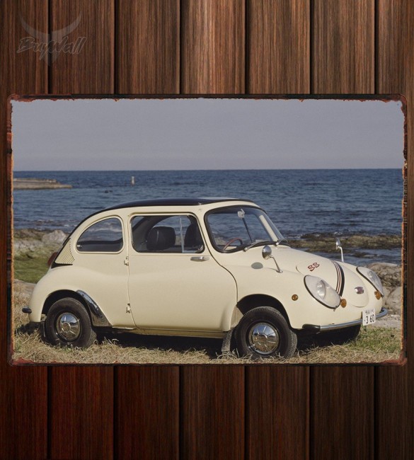 Металлическая табличка Subaru 360 Young SS Металлическая табличка Subaru 360 Young SS